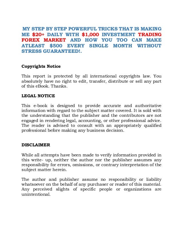 Learn How To Get Free Signal From Forex Best Forex Trading Strategy - 